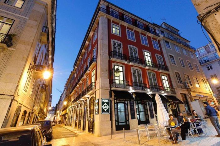 Quarto Com Varanda Na Rua Dos Douradores Lizbona Zewnętrze zdjęcie