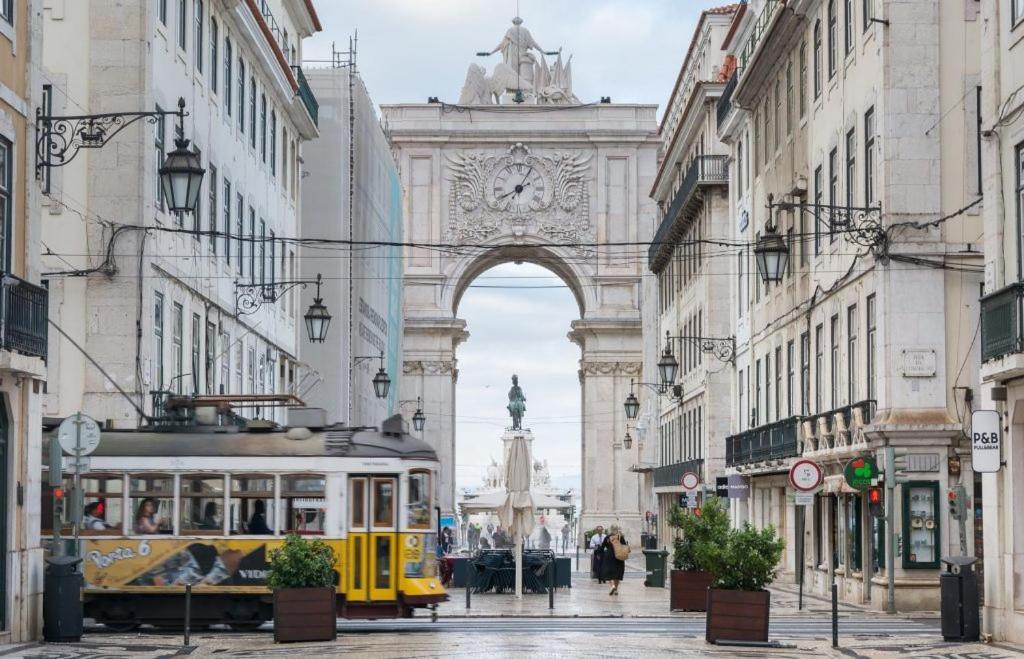 Quarto Com Varanda Na Rua Dos Douradores Lizbona Zewnętrze zdjęcie